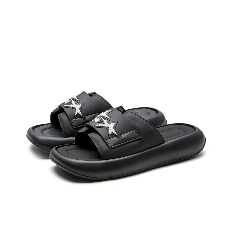 G+G Slide Slippers Men Black-1