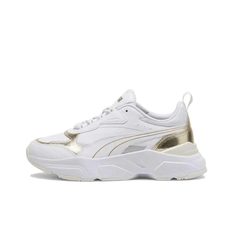 PUMA Cassia Anti-Slip Wear-Resistant Low-Top Casual Running Shoes Women's White-0