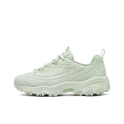 Skechers Sports Life Collection Breathable Support Low-Top Chunky Sneakers Women's Mint Green