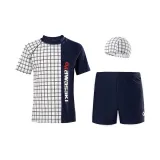 Dark Blue White