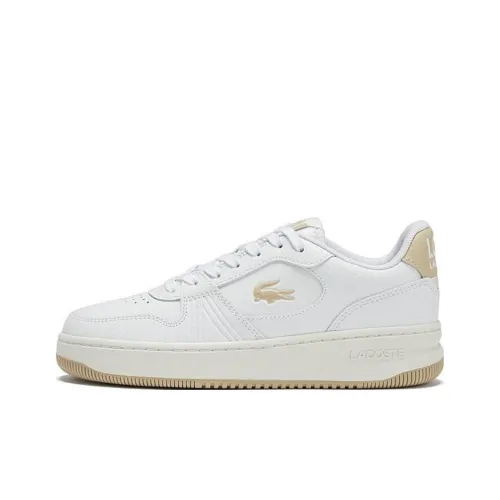 LACOSTE Slip Resistant Low Top Skateboard Shoes Women's White