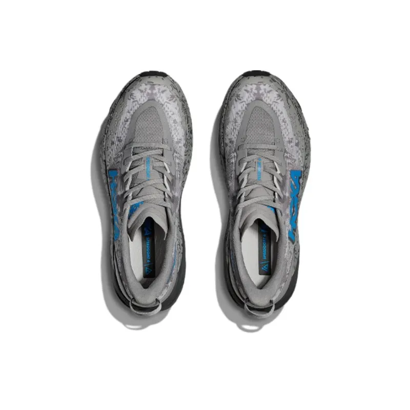 HOKA ONE ONE Speedgoat 6 Galactic Grey Hoka Blue-5