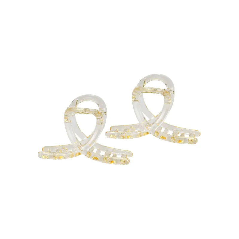 Specialoutlook Acrylic Hair Clips Women's-10