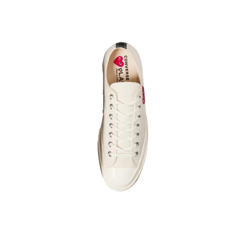 Converse Chuck Taylor All Star 70 Ox Comme Des Garcons Play Single Heart Milk-2