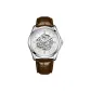 White Dial Brown Belt
