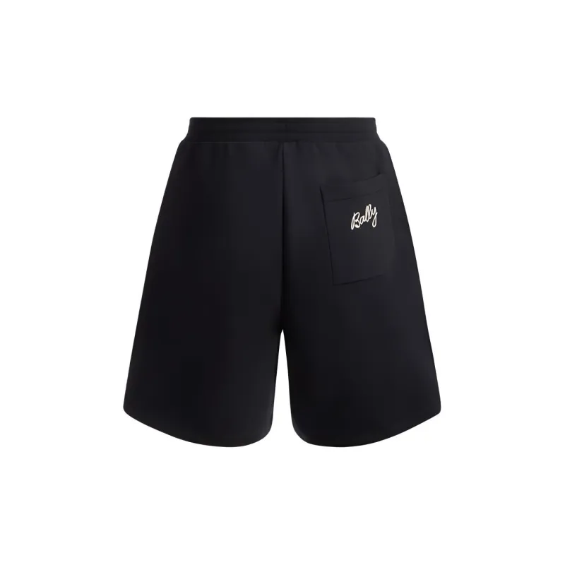 BALLY Logo embroidered Organic Cotton Shorts-1