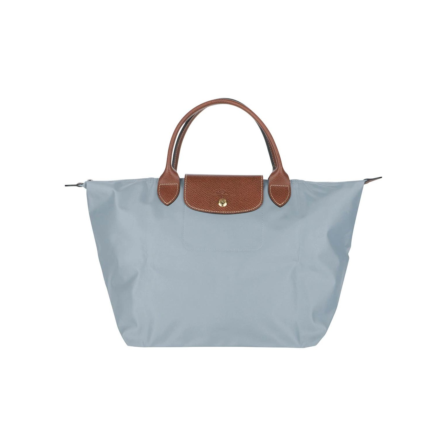 NWT Longchamp Le popular Pliage Shoulder Tote Grey Small