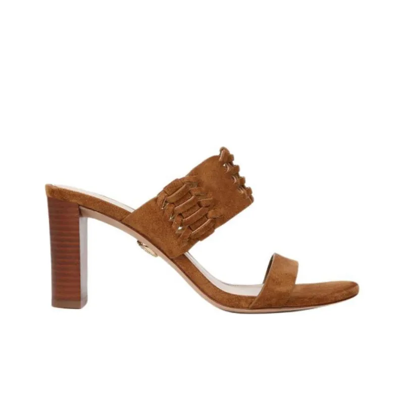 VERONICA BEARD Slide Slippers 7.5cm Women's Brown-1
