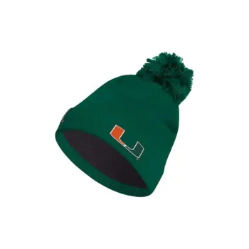 Adidas Free Shipping With AdiClub Miami Hurricanes Knit Beanie