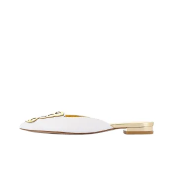 Sophia Webster Butterfly Wrap-toe Slippers Women's White