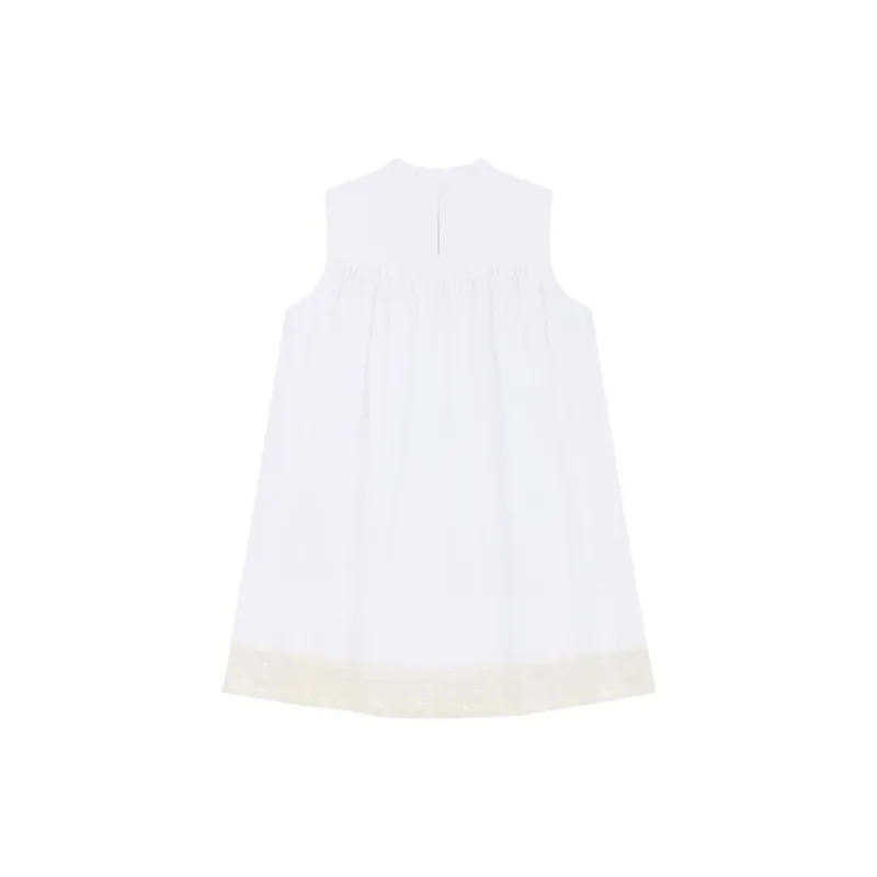 WE11DONE FW24 Sleeveless Dress Women's White-1