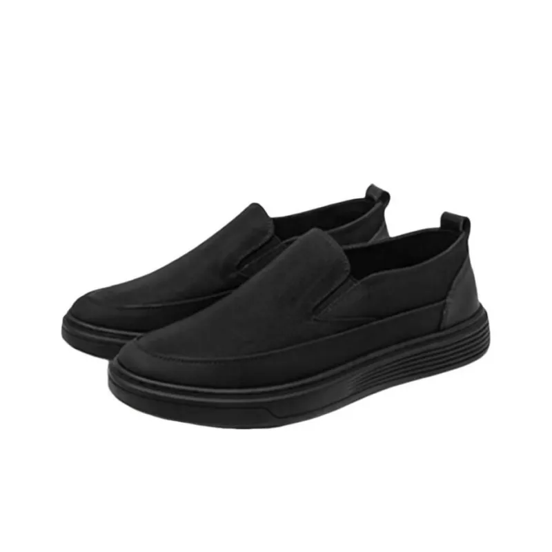 Shu Family Cushioning Breathable Low-Top Casual Shoes Men's Black-2