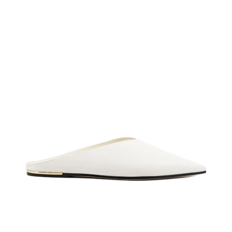 STUDIO AMELIA Wrap-toe Slippers Women's White-1