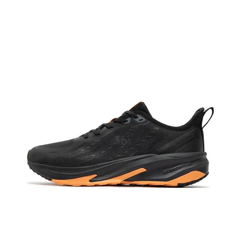 361° Abrasion Resistant Low Top Casual Running Shoes Men's Black-0