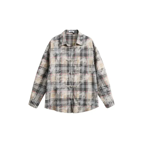 REFAMES Shirts Unisex Checkered