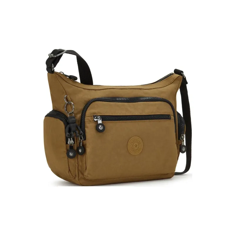 Kipling Polyamide Crossbody Bag Shoulder Bag Unisex Brown Yellow-1