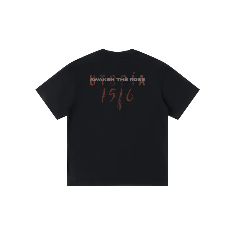 AWAKEN THE ROSE T Shirts Unisex Black-1