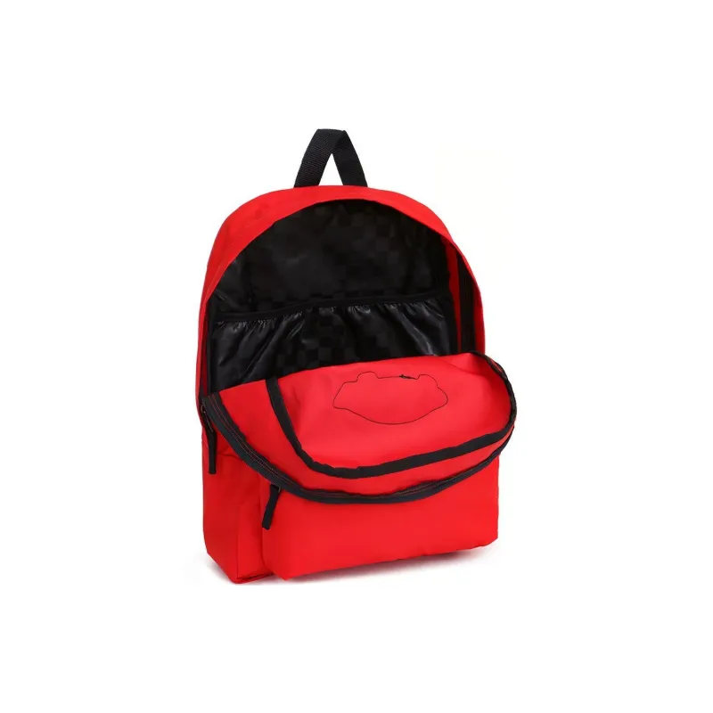 Vans Polyester Backpack Regular Unisex Red-2
