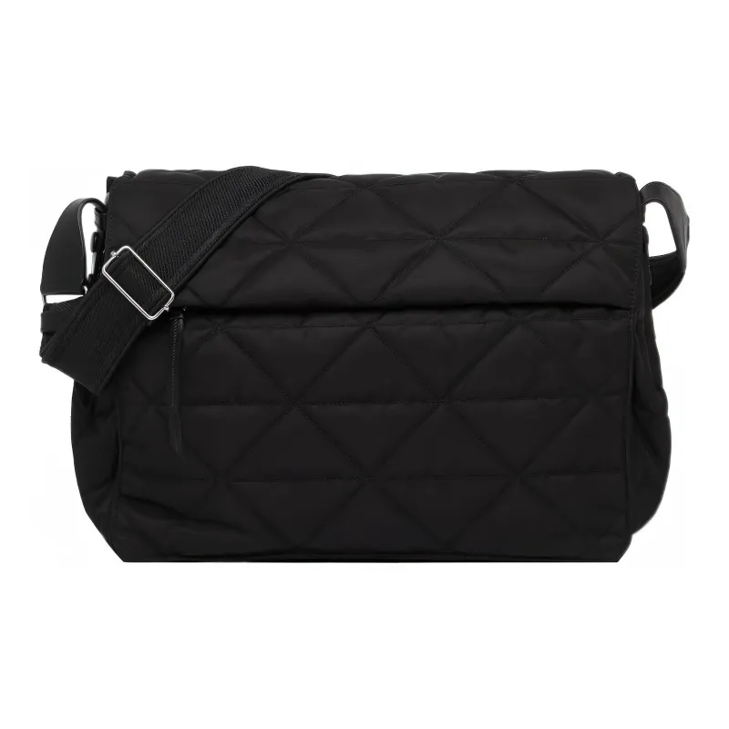 PRADA Recycled Nylon Crossbody Bag Shoulder Bag Men's Black-1
