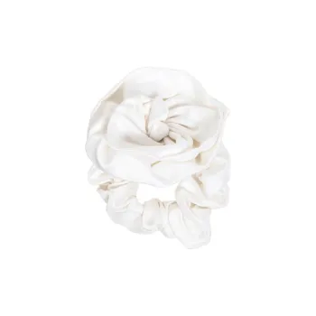 Jennifer Behr Ruffled Silk-satin Claw Clip