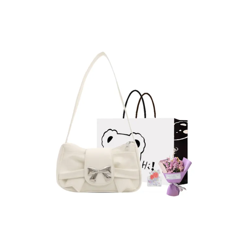NX DOUGHNUT PU Shoulder Bag Regular Women's Pink White Silver Khaki Brown Black-34