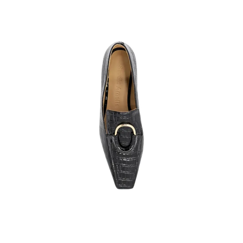 STUDIO AMELIA Austin Loafers Women's Black-4