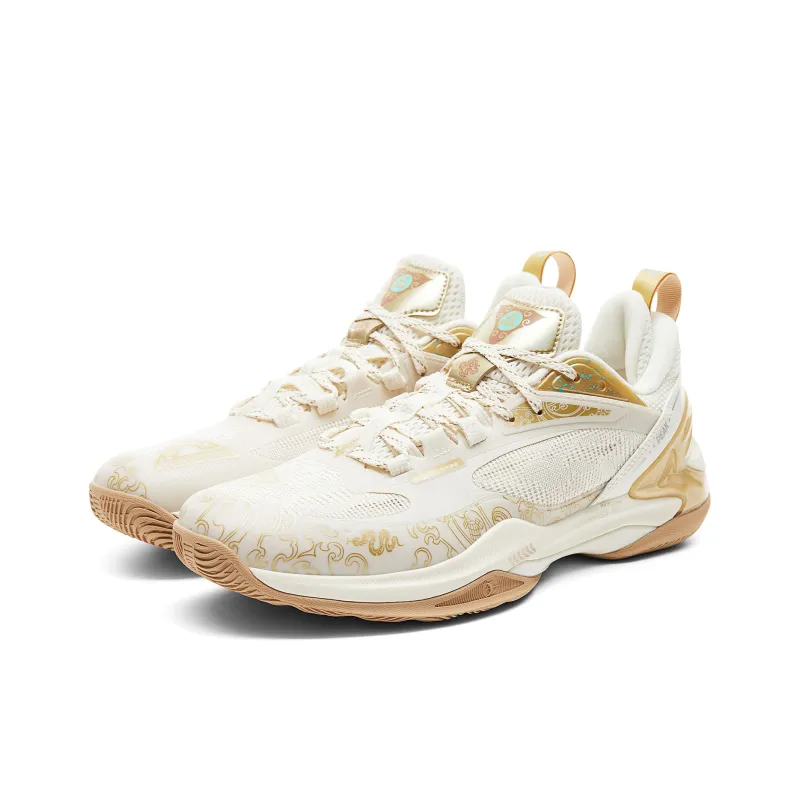 PEAK Agile 2.0 Basketball Shoes Men Low Top Canvas White-3