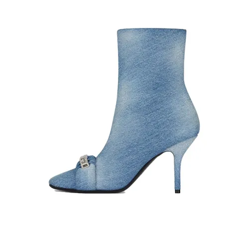 Givenchy G Woven Ankle Boots Women's Blue