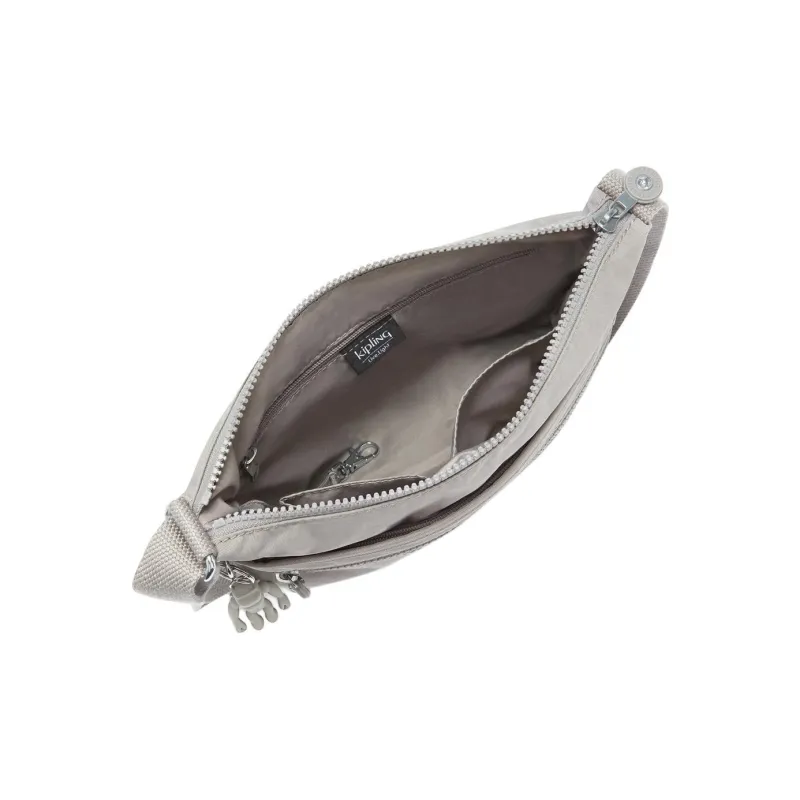 Kipling Polyamide Shoulder Bag Crossbody Bag Medium Size Unisex Gray-3