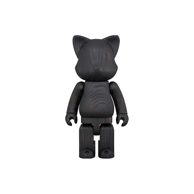 BE@RBRICK Nyabrick Karimoku Black Cat Floatation Black-0
