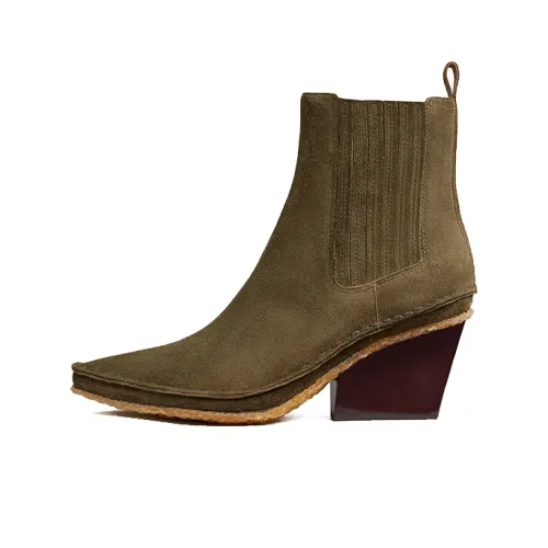 TORY BURCH Ankle Boots Women's Olive