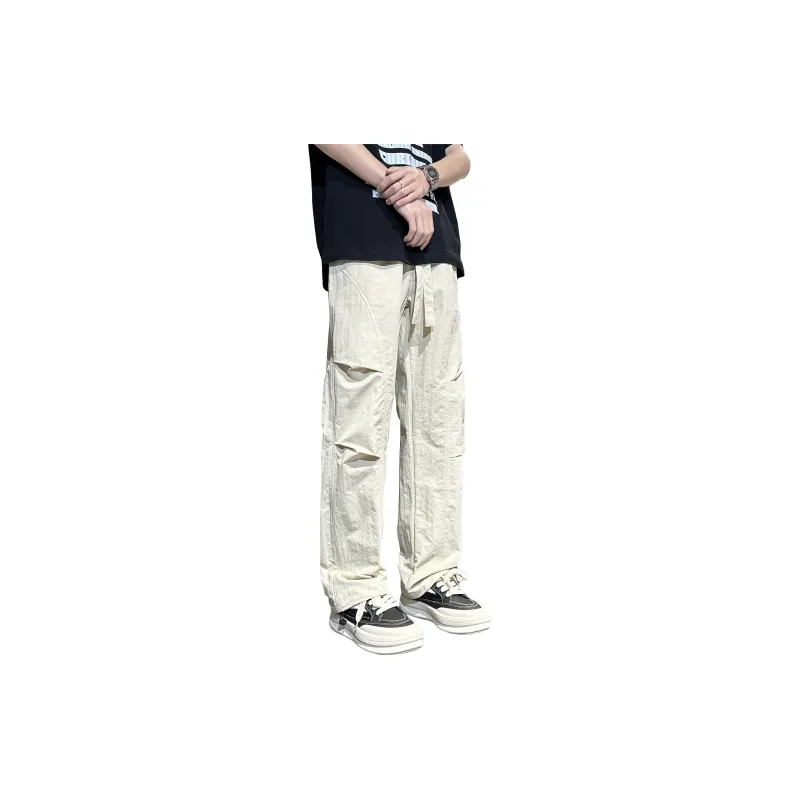 EGOU Solid Color Basic Cargo Pants Unisex-8