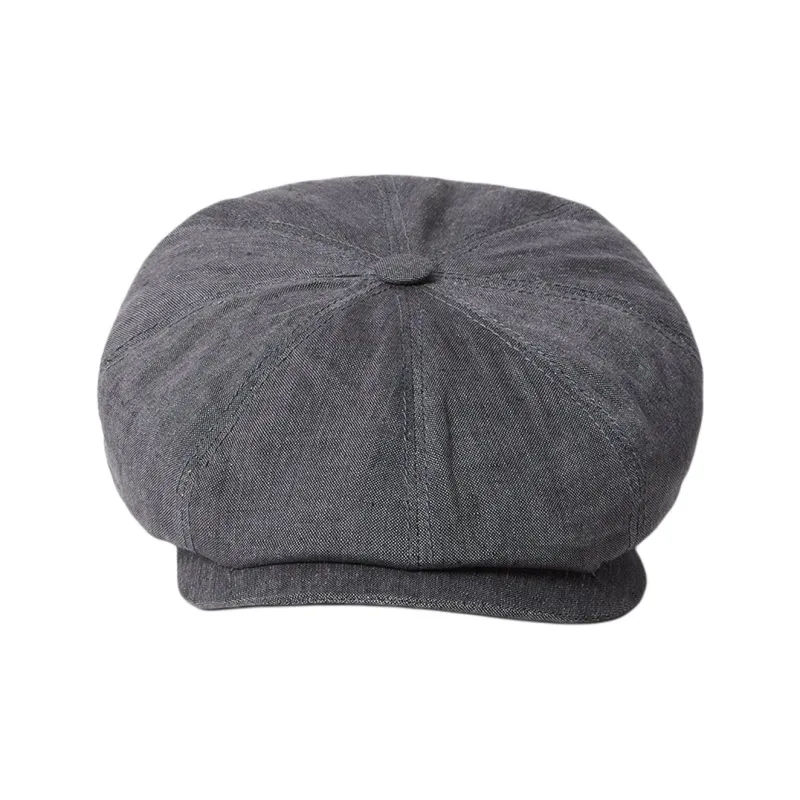 STETSON Linen Silk Berets Unisex Gray-1