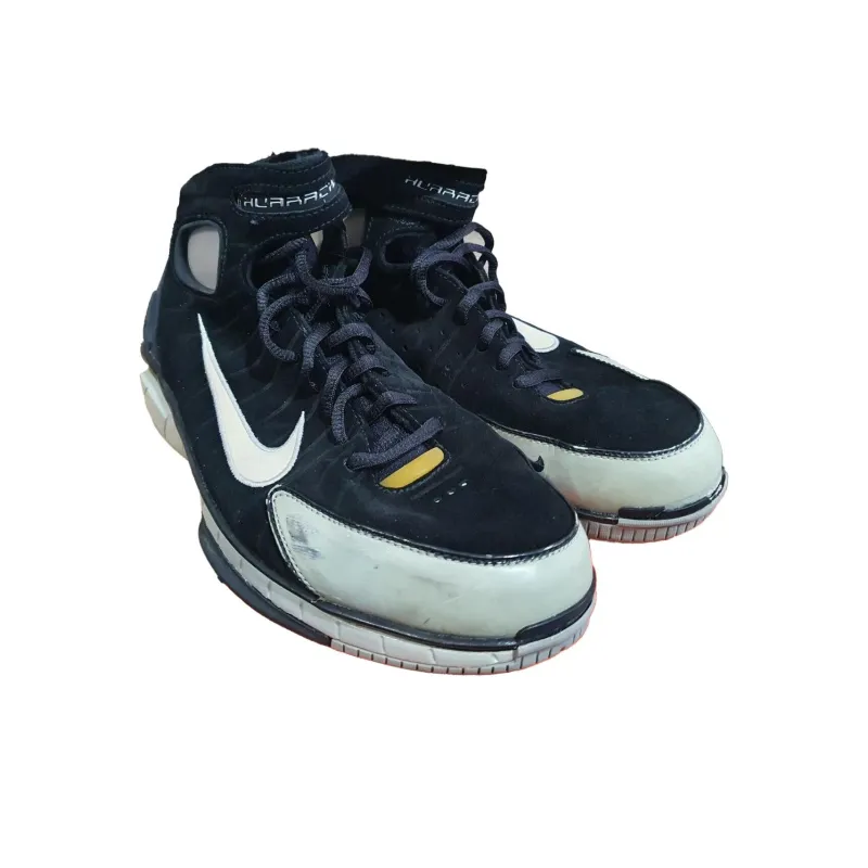 Nike 2K4 Anti-Slip Wear-Resistant Mid-Top Running Shoes Men's Black-3