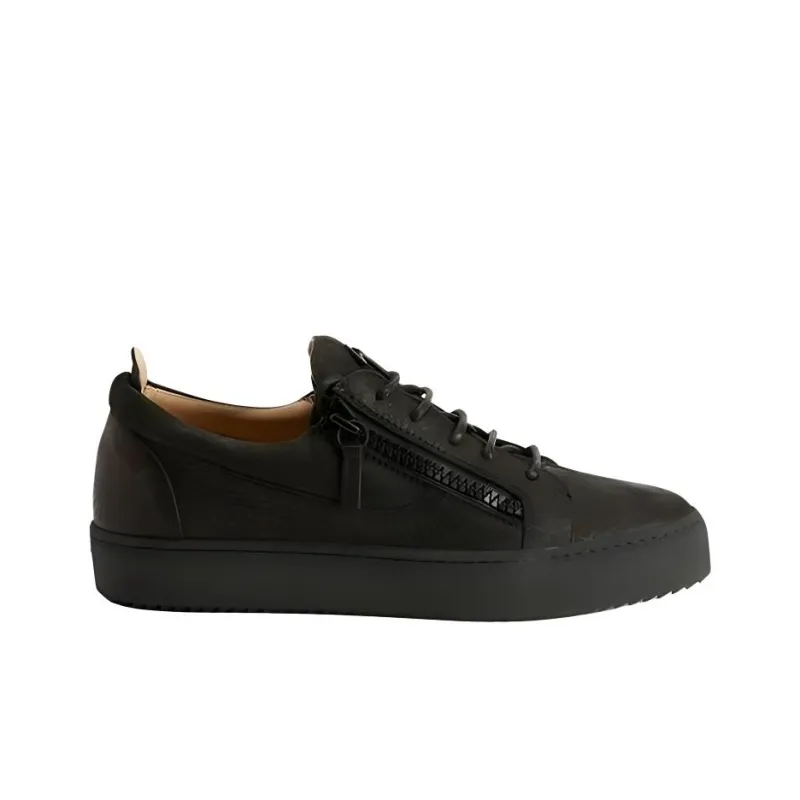 Giuseppe Zanotti Frankie Python print Suede Sneakers-1