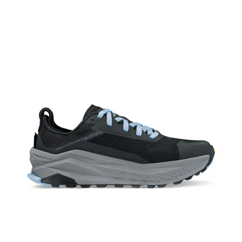 Altra Anti Slip Wear Resistant Low Top Trail Running Running Shoes Unisex Gray Black-1