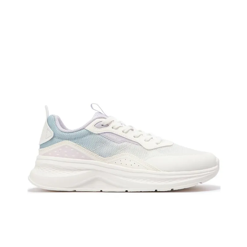 361° Life Collection Anti-Slip Wear-Resistant Low-Top Casual Running Shoes Women's White Purple-1