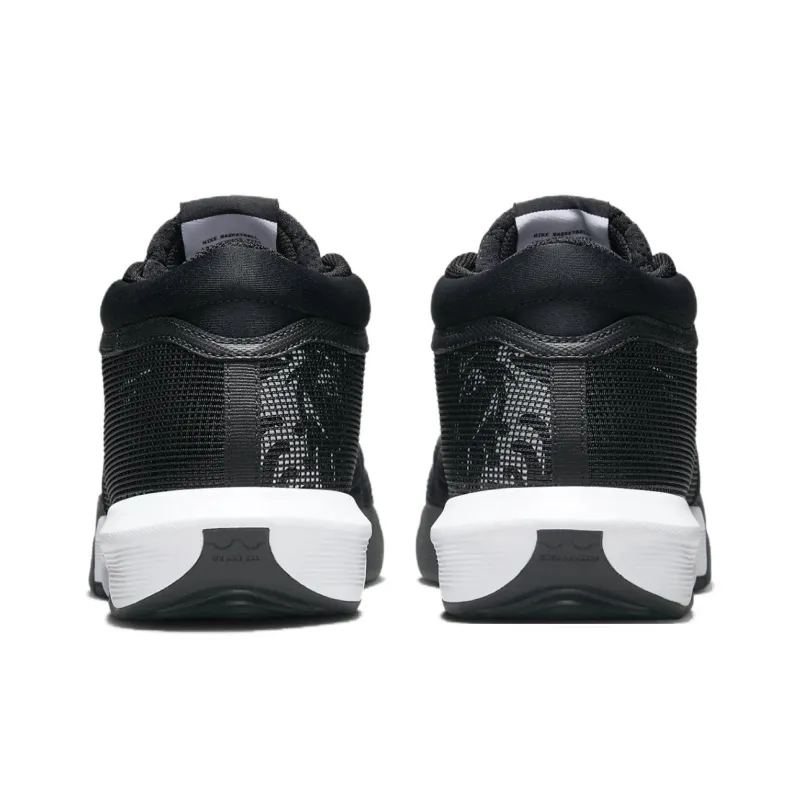 Nike Witness 8 Anti Slip Wear Resistant Low Top Basketball Shoes Unisex Black-4