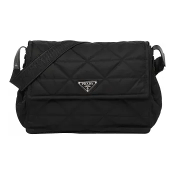 PRADA Recycled Nylon Crossbody Bag Shoulder Bag Men's Black