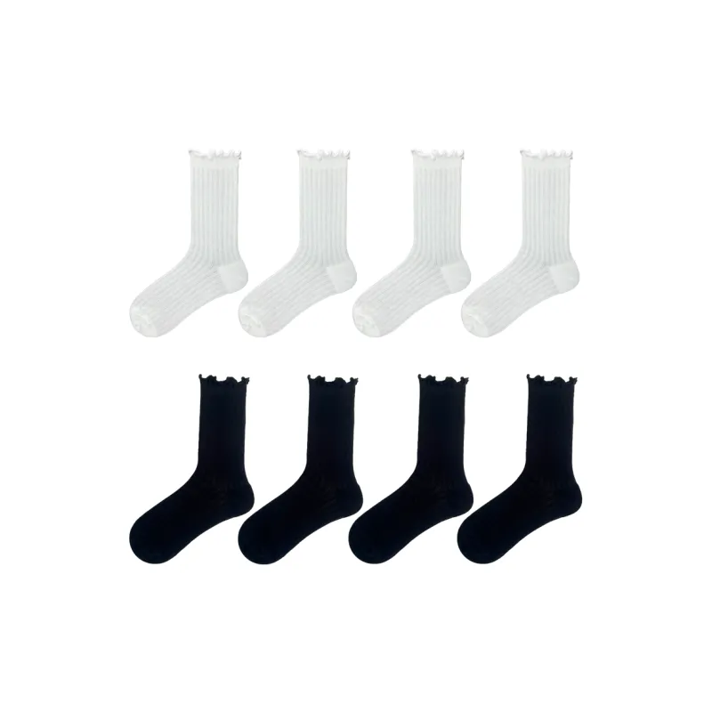 Evening Classroom Mid Calf Socks Women's 8 Pack-13
