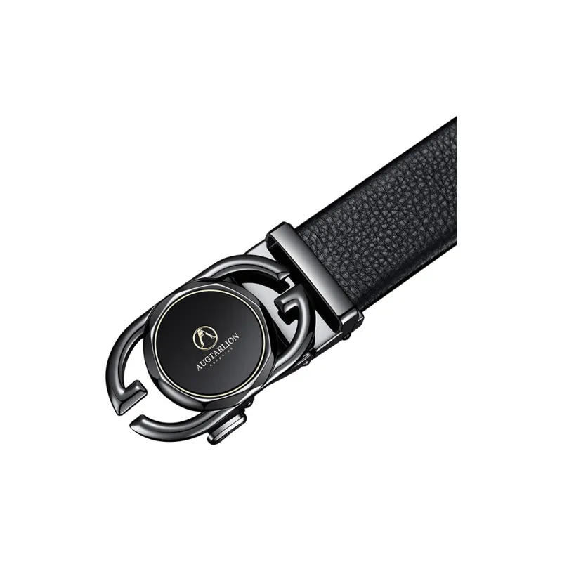 AUGTARLION High End Luxury Automatic Buckle Cow Leather Leather Belts Men's Width  3.5cm-2