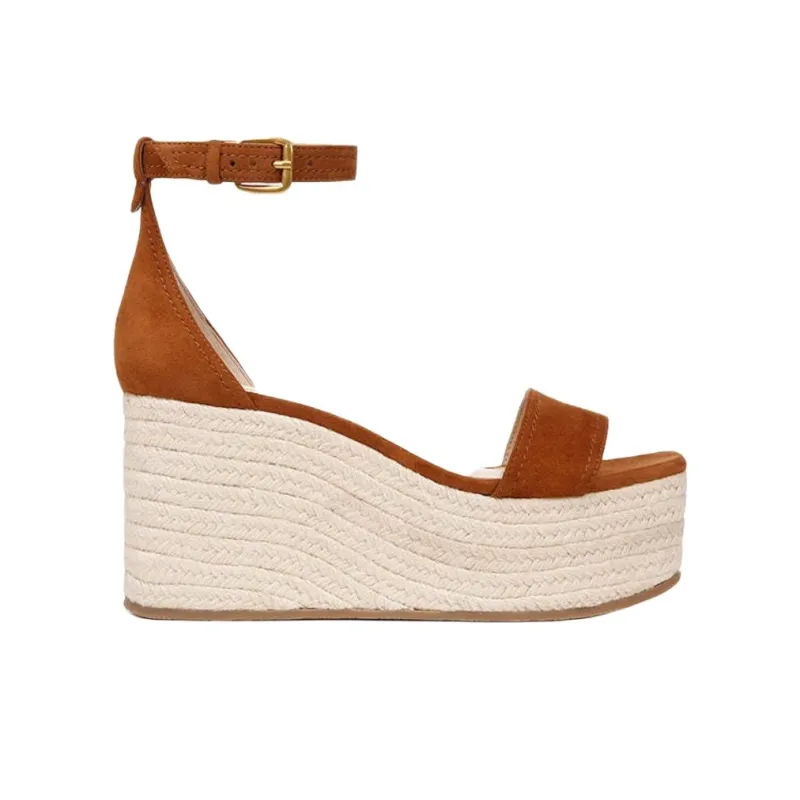 VERONICA BEARD Gianna Strap Sandals 8.8cm Women's Brown-1
