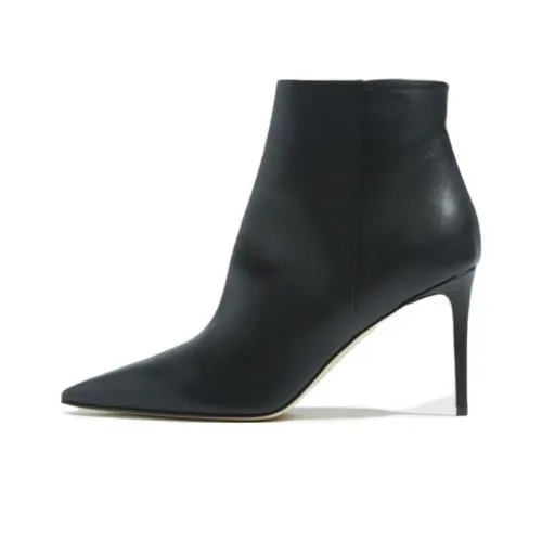 SCAROSSO X Brian Atwood Anya Leather Ankle Boots