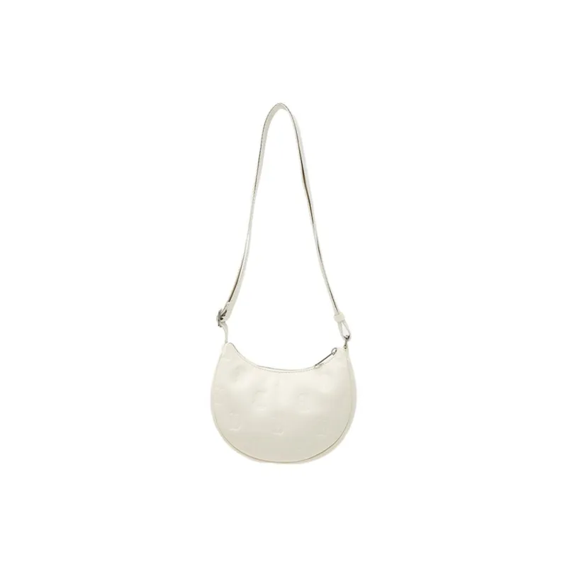 MLB Artificial Leather Crossbody Bag Shoulder Bag Regular Unisex Dark Cream-3