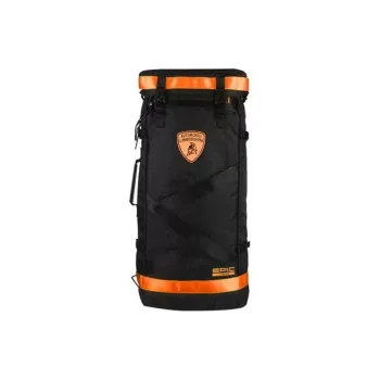 VICTOR Lamborghini Collaboration Polyester Nylon Blend Backpack Unisex Orange & Black/Green & Black
