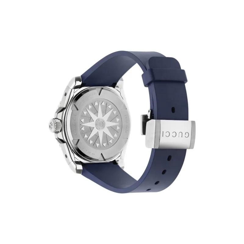 GUCCI Dive Collection Wrist Watch Automatic Mechanical Movement Rubber Strap 40mm Blue Dial Unisex-2