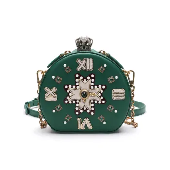 Miguel Vieira Cow Leather Shoulder Bag, Crossbody Bag, Handbag Regular Women's Green/Black/Yellow/Purple