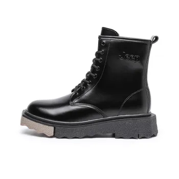 Jeep Martin Boots Men Black