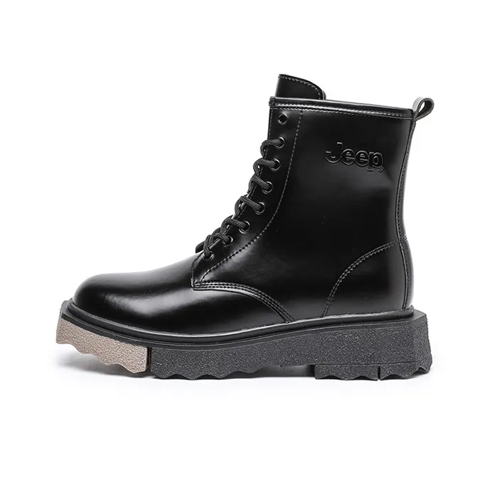 Jeep Martin Boots Men Black-0