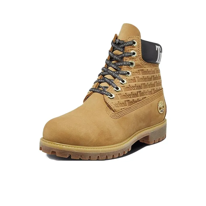 Timberland 6 Inch Premium Logo Wide Fit Boots 'Wheat Nubuck'-2